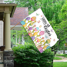 Pziauot 3x5 Easter flag ideal for garden or balcony decor and gifting.