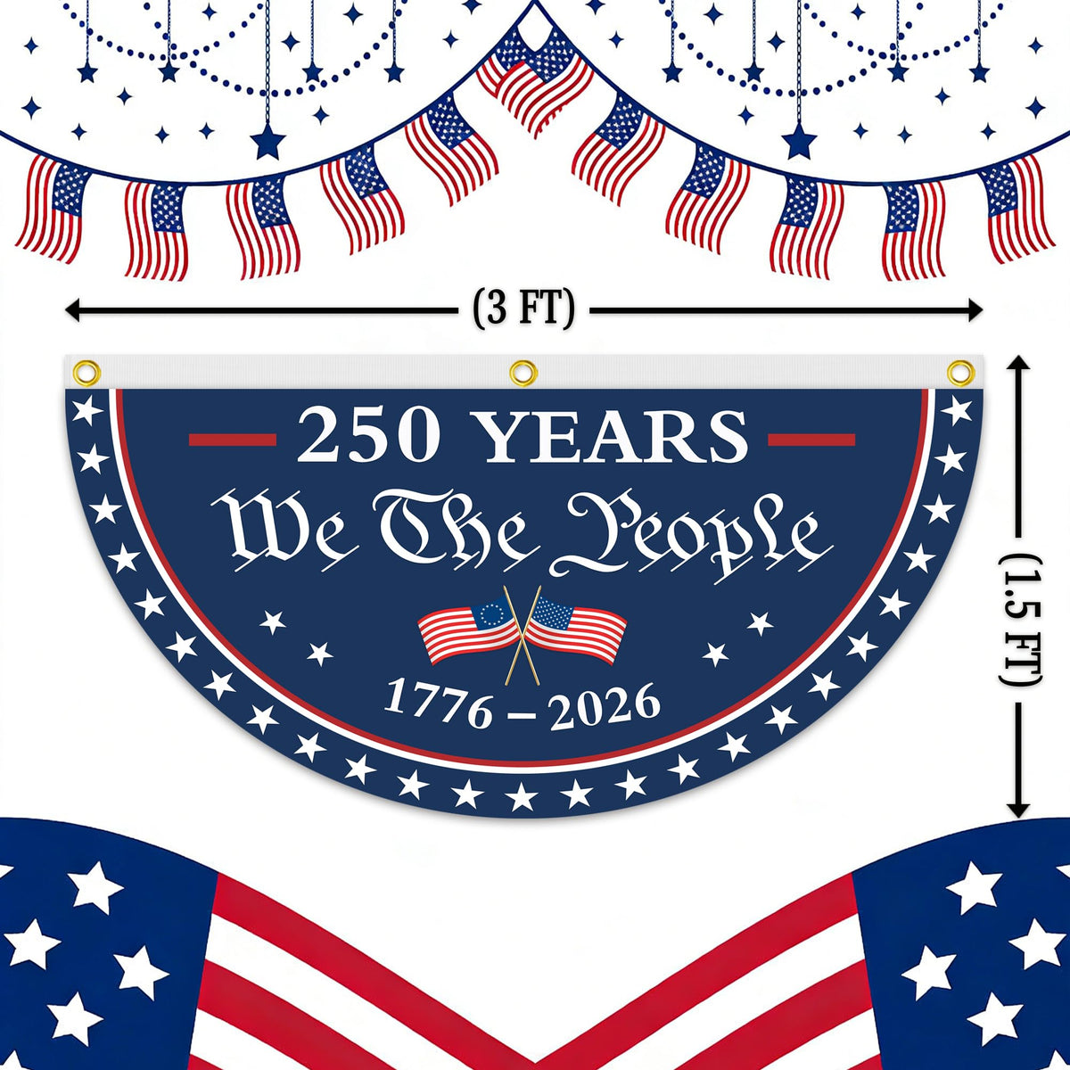 Pziauot us-flag wall display versatile for indoor and outdoor use