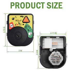 Qagea ignition switch module contents with connectors and hardware