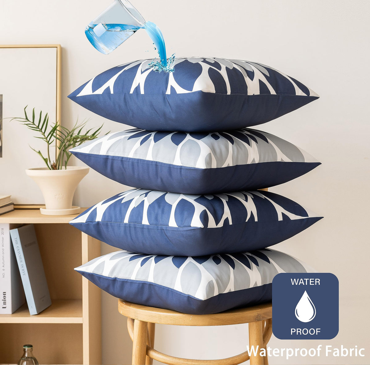 Qahing durable linen-texture fabric withstands year-round use.