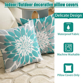 Qahing pillow cover suitable for both indoor and outdoor spaces.
