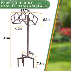Qatsrin detachable hose holder outdoor setup for easy repositioning and storage