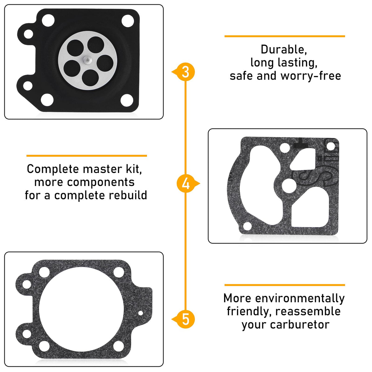 Three-pack kit shown on workbench for DIY repairs
