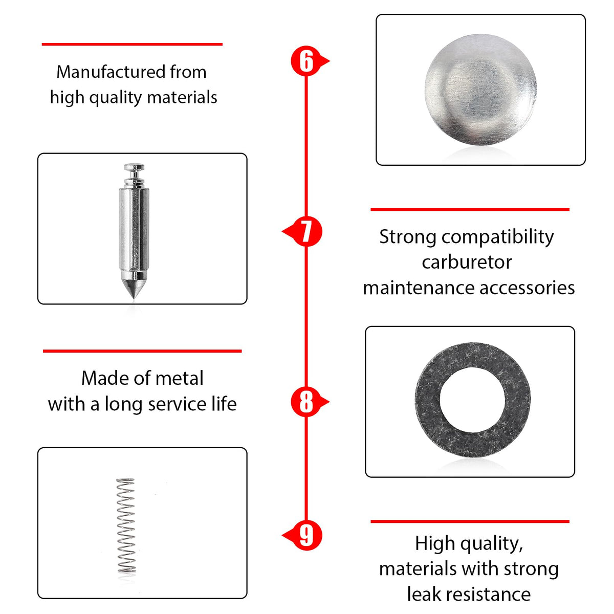 QAZAKY kit packaging and clear instructions for easy use