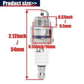 QAZAKY L7T spark plug ideal for trimmers blowers and chainsaws