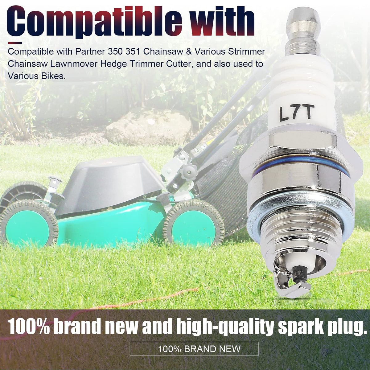QAZAKY L7T spark plug replaces multiple OEM numbers for easy sourcing