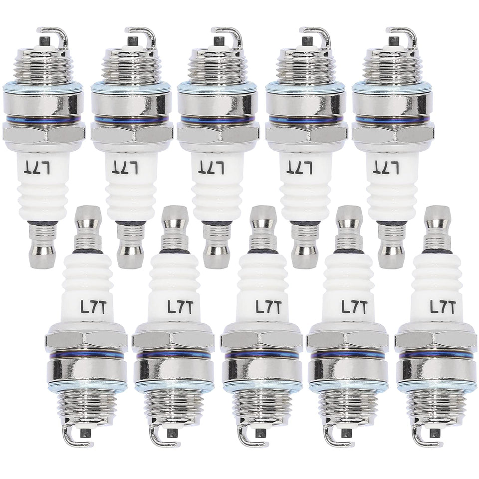 QAZAKY L7T spark plug 10-pack for quick maintenance and replacements