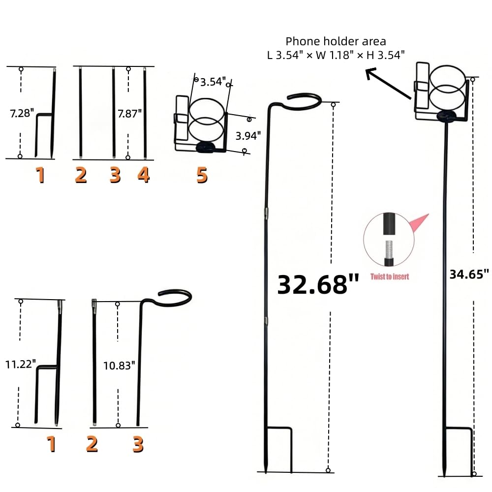 QCF Heavy-duty metal with black finish resists rust for durable outdoor use