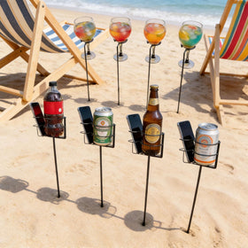 QCF Phone Holder Stake slot keeps your smartphone accessible during camping