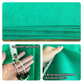 Partial unzip feature of QCFDLCX plant cover for inspection or watering.