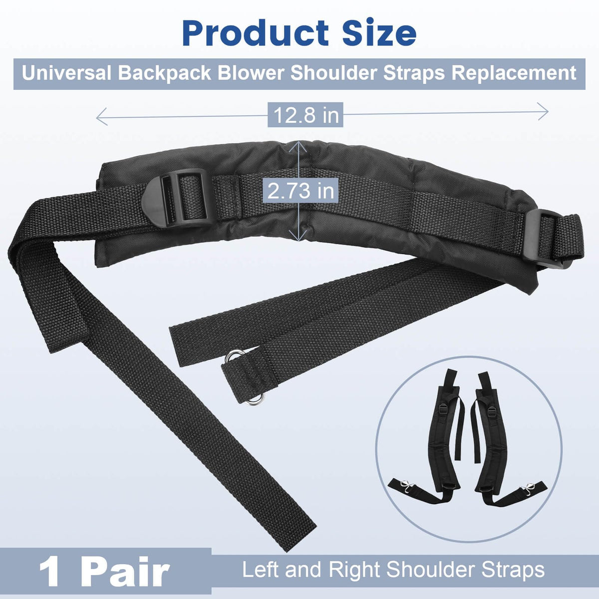 QCG 150BT right shoulder strap for balanced weight distribution
