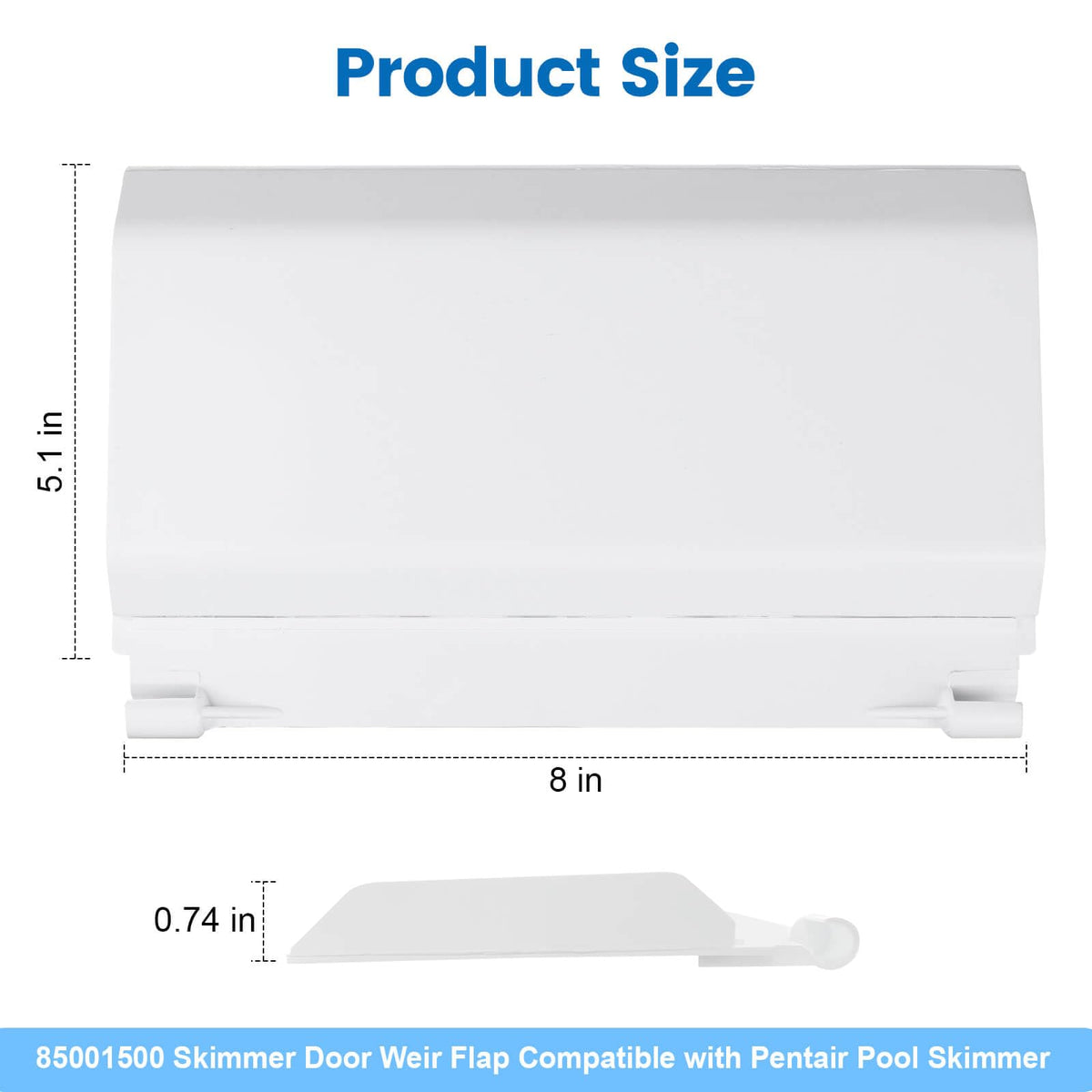 QCG ABS weir flap durable construction for pool skimmers
