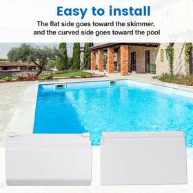 QCG ABS material resists heat and cold for pool environments