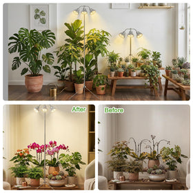 QCQHDU aluminum head and stand showcasing durable, modern indoor lighting design.