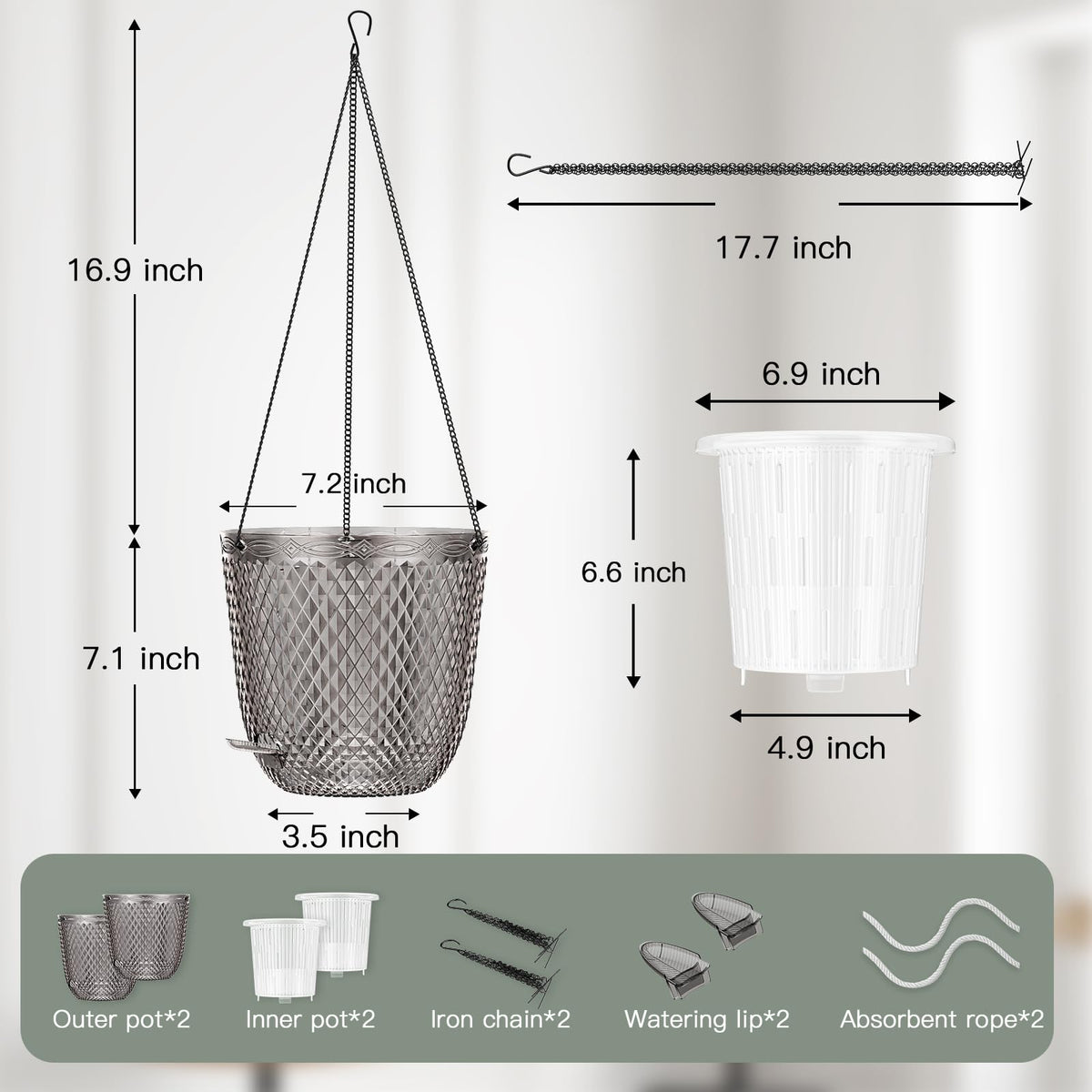 QCQHDU bottom-fill watering feature simplifies hydration without lifting