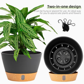 QCQHDU vertical space-saving planter ideal for wall displays and balconies.