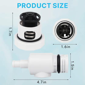 QDOCURO pressure-relief valve kit prevents pressure spikes