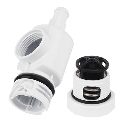 QDOCURO wall-mount quick-disconnect D29 shown for Polaris, leak-proof seal
