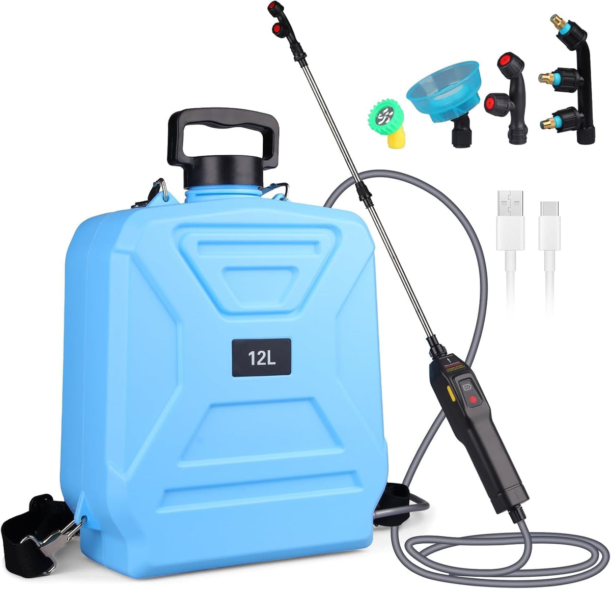qdreclod battery-powered garden sprayer backpack enables efficient outdoor care with reduced pumping effort.