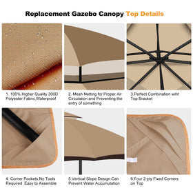 Qdreclod canopy corner fasteners enable quick, stable installation.