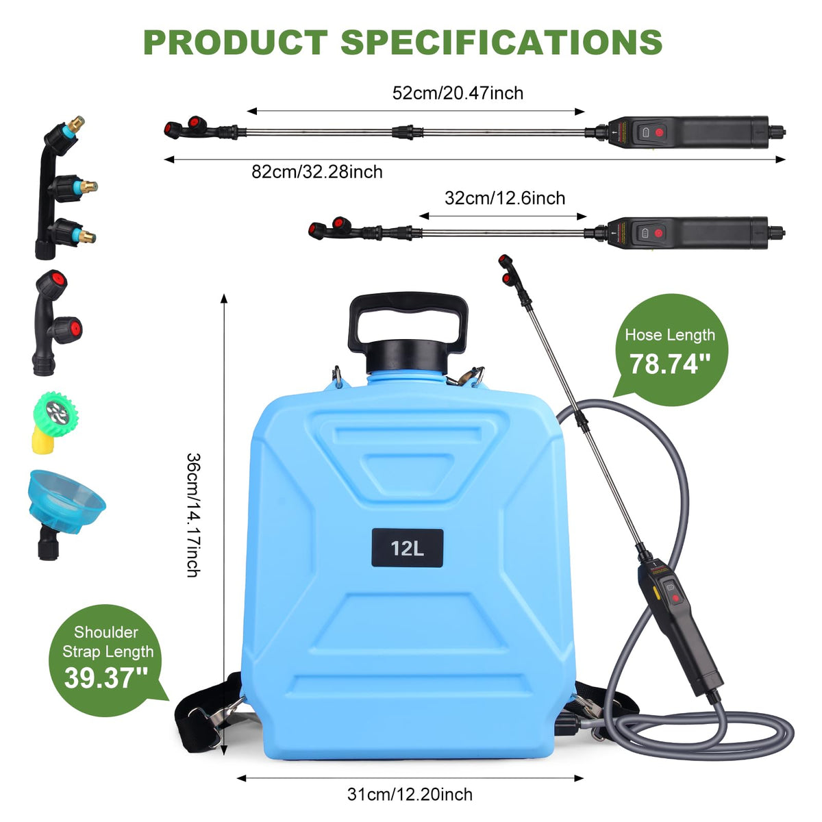 qdreclod sprayer low-noise operation makes early morning chores easier and neighbor-friendly.