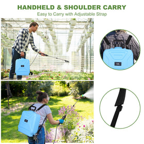 qdreclod sprayer telescopic wand reaches high branches and hard-to-reach spots.
