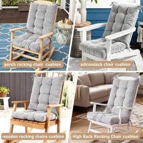 QemoraHome rocking chair back cushion supporting posture