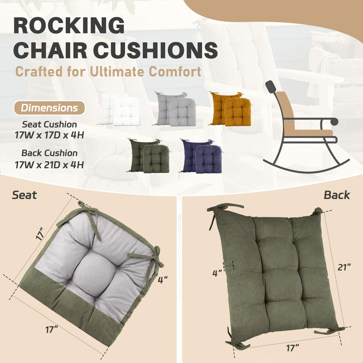 QemoraHome breathable fabric resists wear for everyday use