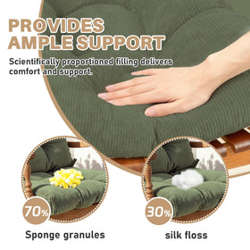 QemoraHome high-density filling eases pressure on hips and lower back