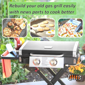 Qfire regulator replacement part ensuring dependable gas flow for propane griddle
