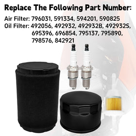 QFISH air filter kit components laid out for quick inspection
