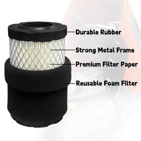 QFISH oil filter included for clean engine performance