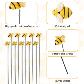QfwdfcTrenz Resin honey bee decor close-up shows detailed craftsmanship.