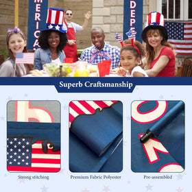 QGWJEKUI durable polyester banner resists fading for outdoor use