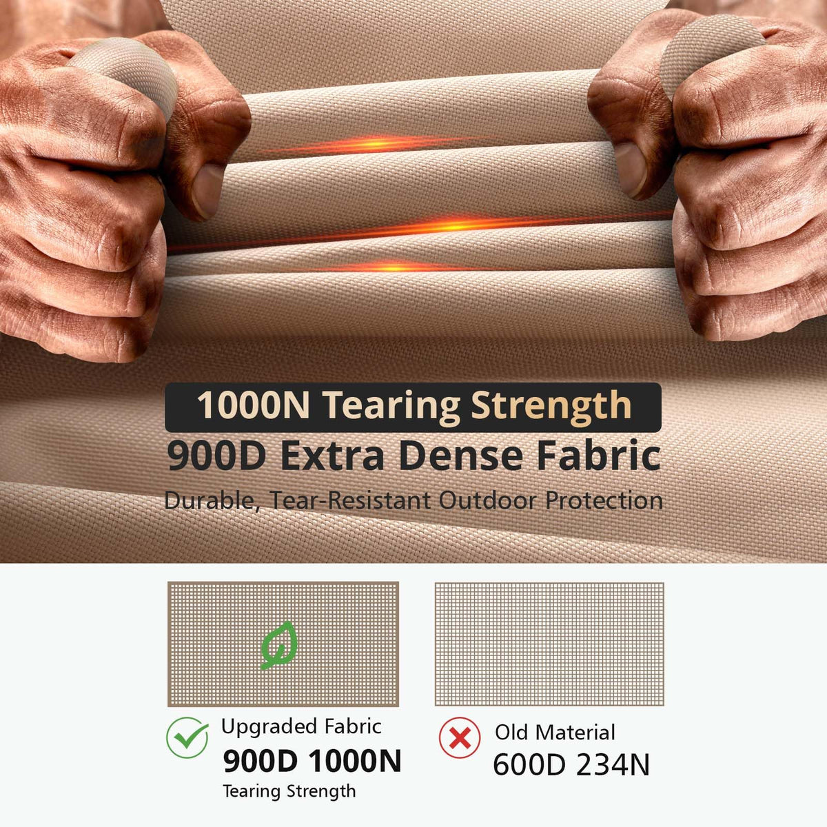QH.HOME waterproof layer with sealed edges for rain protection