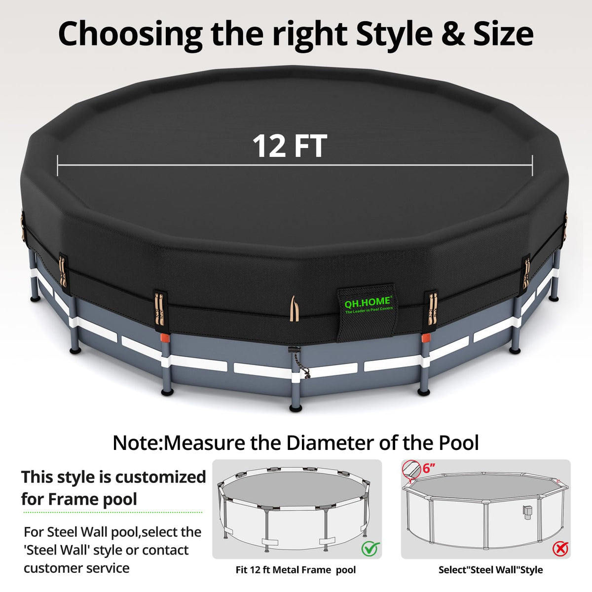 QH.HOME windproof design keeps the pool area safer during storms