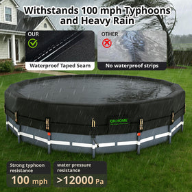 QH.HOME tear-resistant 550D edge resists cracking through seasons