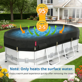 QH.HOME easy installation designed for steel-frame and most metal-frame pools.