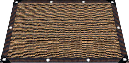 QHAIYYBF 80% shade cloth over patio for cooler outdoor comfort