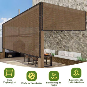 QHAIYYBF chicken coop shade mesh reduces heat and dust around poultry