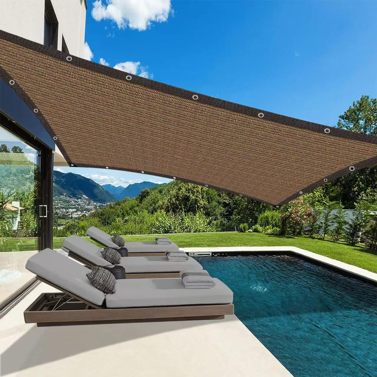 QHAIYYBF shade cloth installation is simple for versatile use