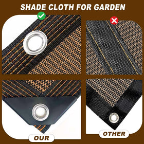 QHAIYYBF double-grommet edge shade cloth for strong mounting
