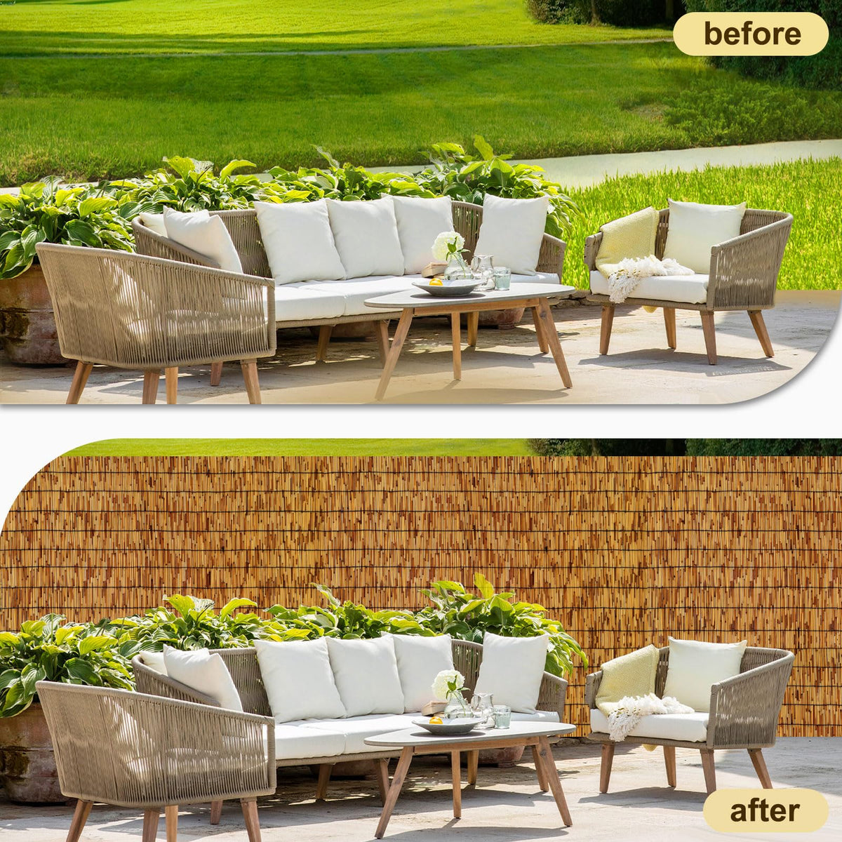 QHAIYYBF outdoor decor option complements garden aesthetics