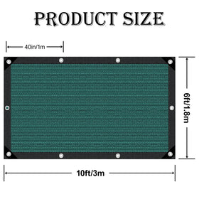 QHAIYYBF patio shade sail lowers sun glare and surface temperatures
