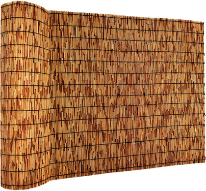 QHAIYYBF reed fence rolls for exterior patio provide privacy and sun shading