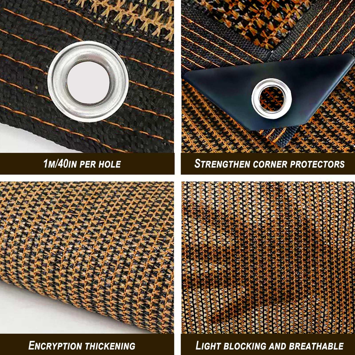 QHAIYYBF 80% UV protection shade cloth for garden and balcony