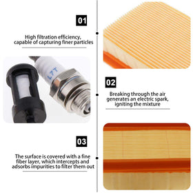 QHALEN fuel filter close-up, protects fuel system from debris.
