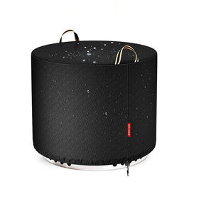 QH.HOME 21-inch round fire pit cover on Bonfire 2.0 protects against rain and dust.