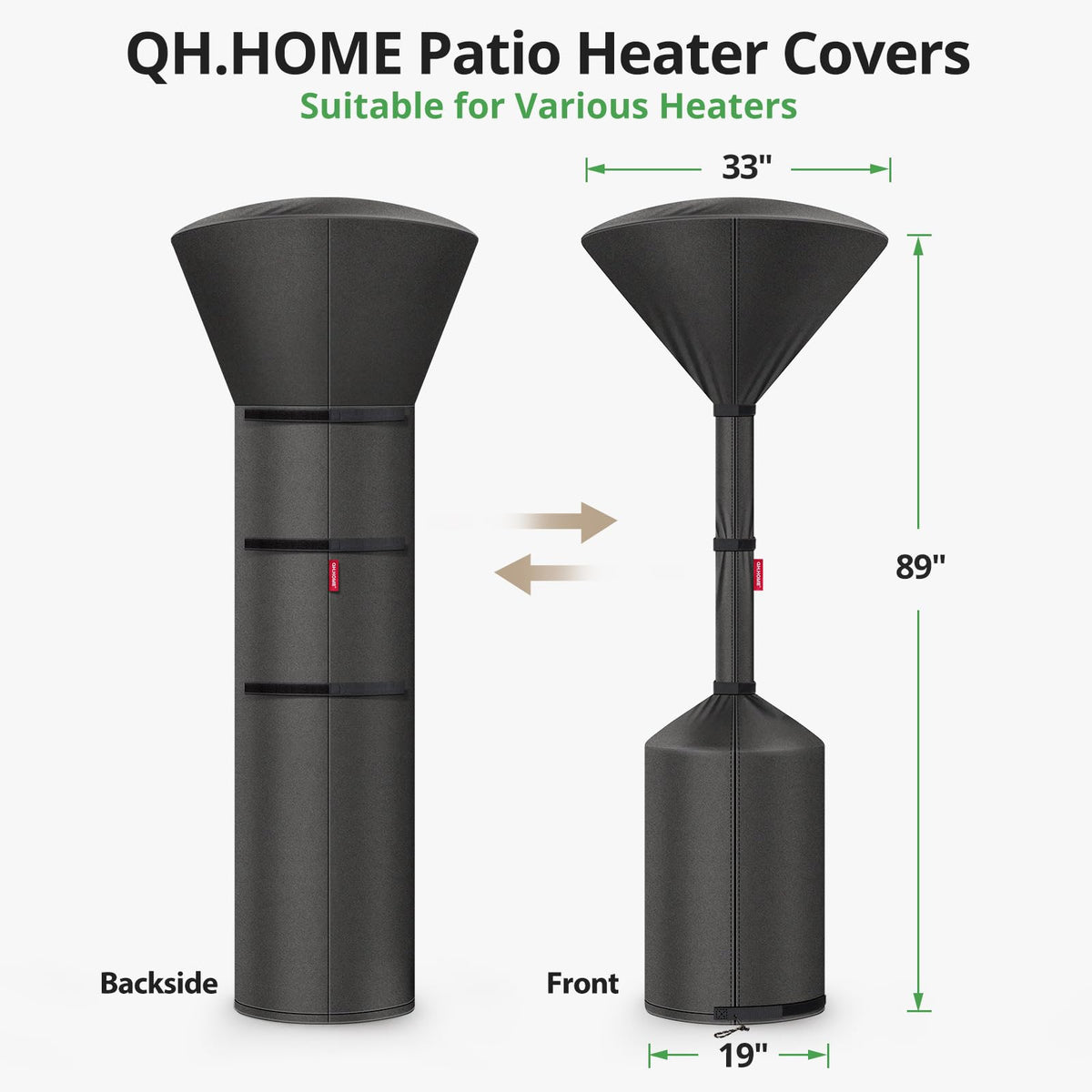 QH.HOME compatible with popular heaters on decks.