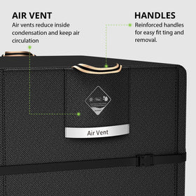 QH.HOME easy installation and snug fit with adjustable drawcord